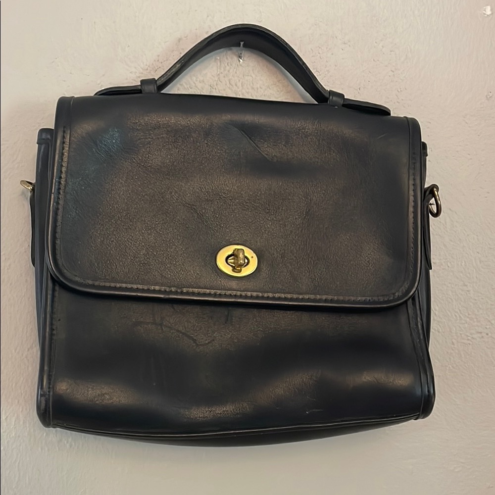 Vintage Coach Court Bag (no strap)